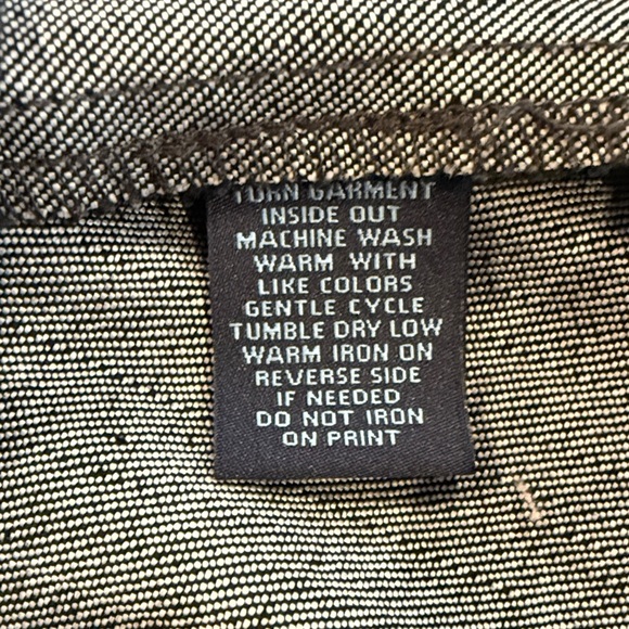 Westbound Women's Black/Gray Animal Print Lightweight Denim Jacket Size Large - Picture 8 of 9